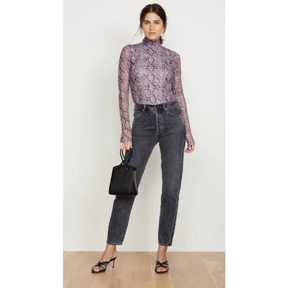 Cinq à Sept Python Turtleneck Small - Picture 2 of 15